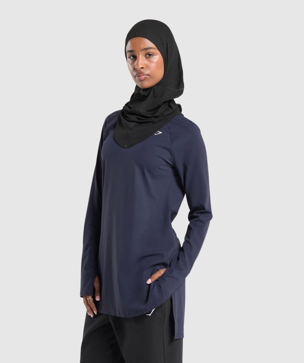 Long Line Long Sleeve Top - Image 3