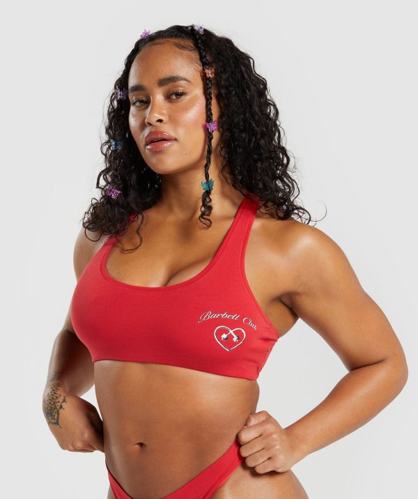 Cotton Graphic Bralette - Image 3