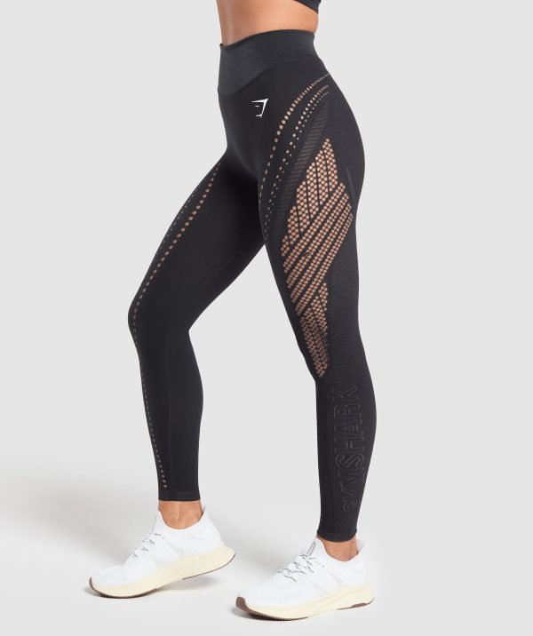 Warp Knit Seamless Tights - Image 3