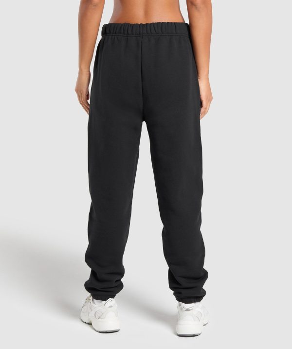 Embroidered Logo Oversized Joggers - Image 2