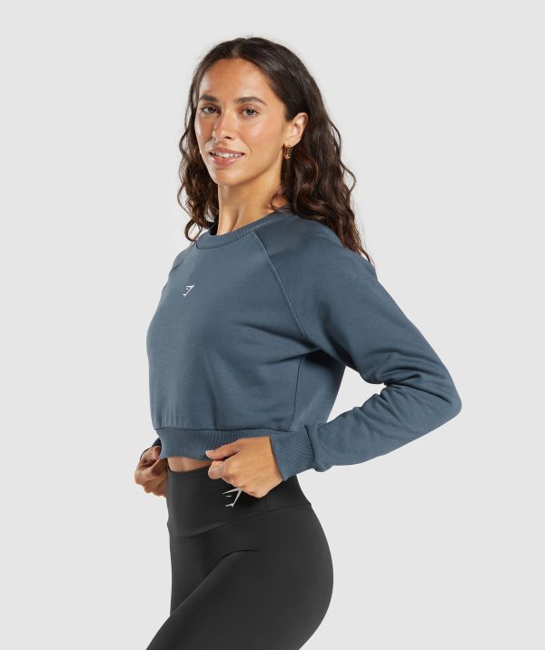 Training Fleece Cropped Sweatshirt - Image 3