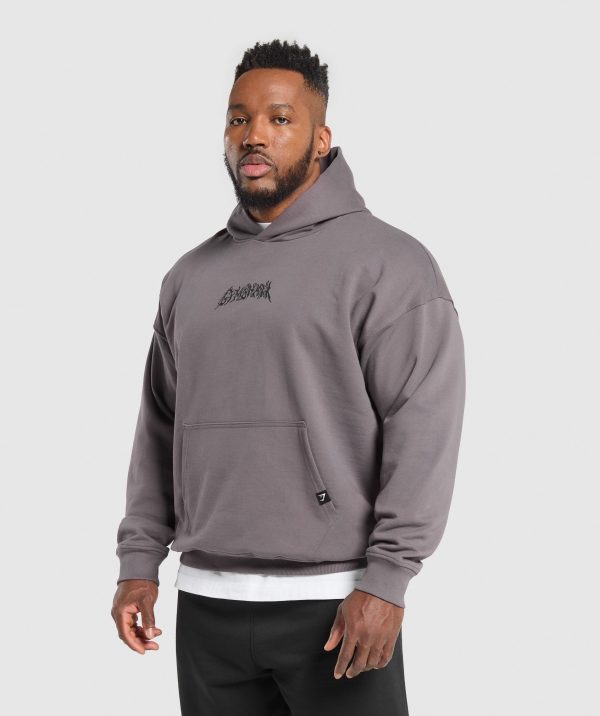 Metal Lifting Graphic Hoodie - Image 3