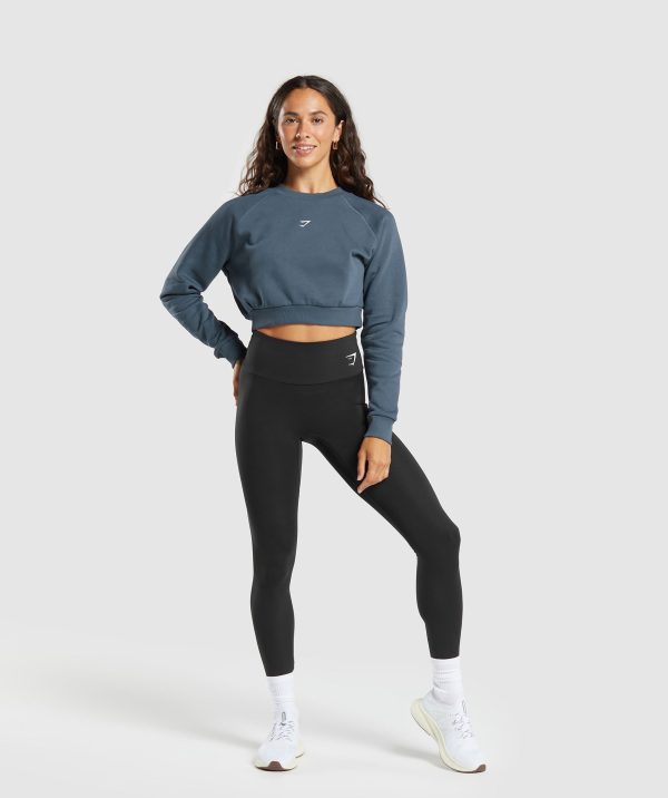 Training Fleece Cropped Sweatshirt - Image 4