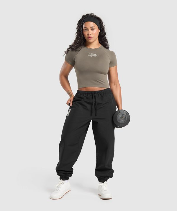 Built In The Weight Room Baby Tee - Image 4