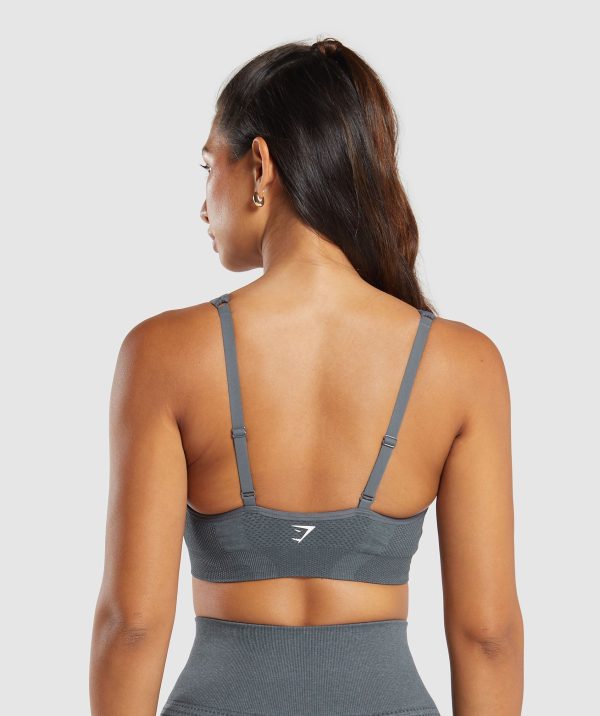 Vital Seamless V Neck Sports Bra - Image 2