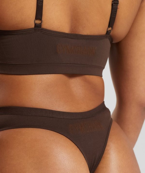Seamless Dipped Front Thong - Image 5
