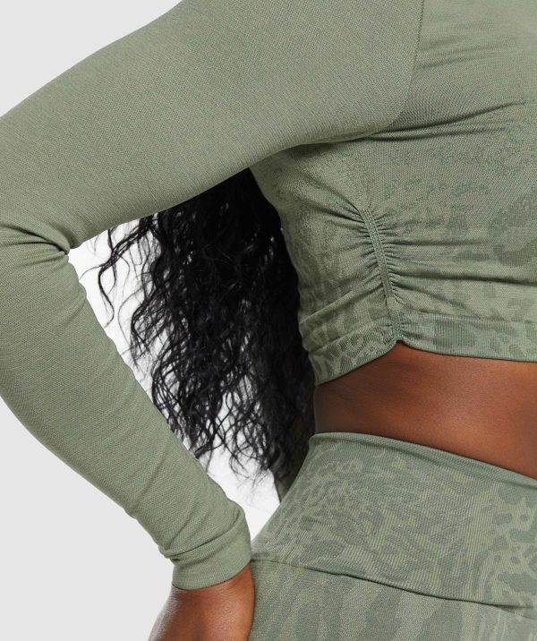 Adapt Safari Seamless Faded Long Sleeve Top - Image 6
