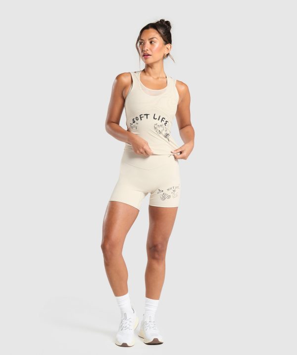 Elevate Tattoo Graphic Tank With Shelf - Image 4