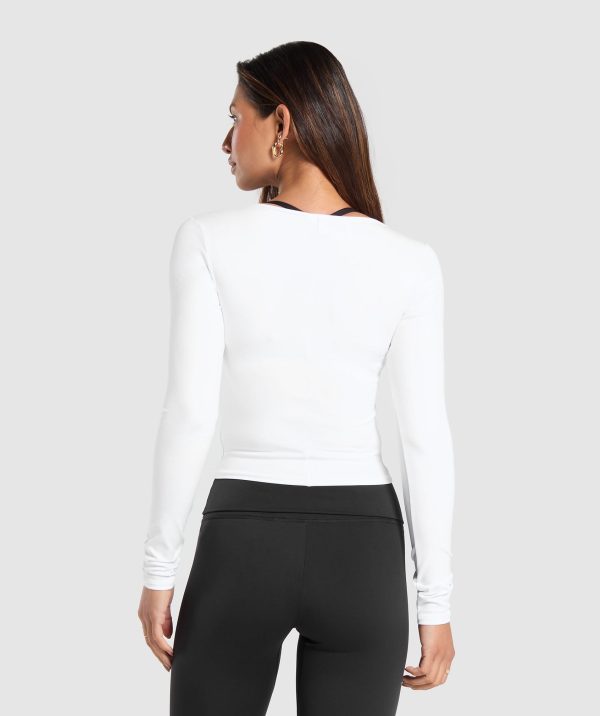 Everyday Long Sleeve Midi Top - Image 2