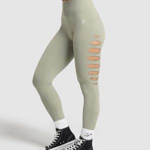 Gains Seamless Ripped Leggings