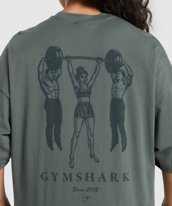 Retro Lifting Oversized T-Shirt - Image 6