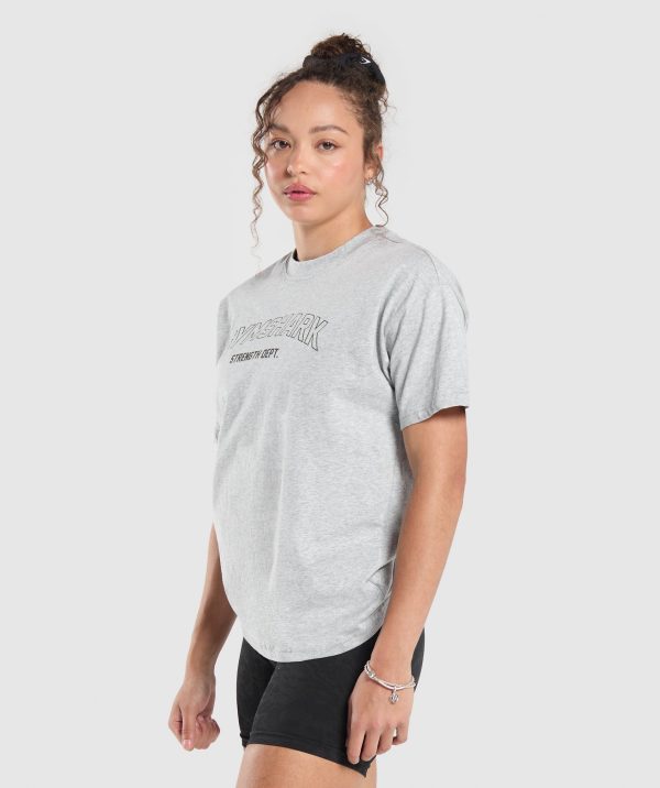 Strength Department Oversized T-Shirt - Image 3