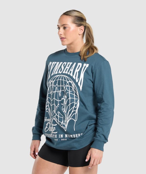 Strength In Numbers Long Sleeve Top - Image 3