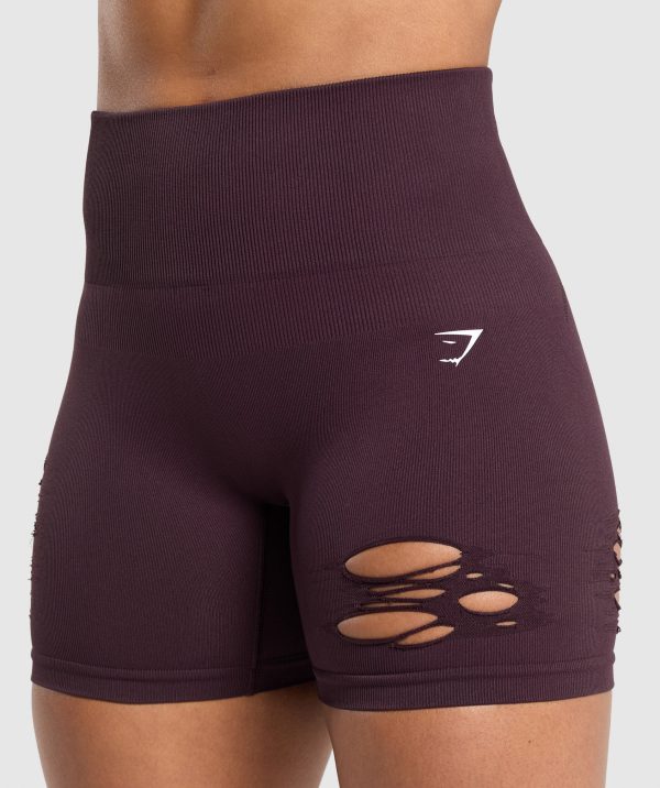Gains Seamless Distressed Shorts - Image 5