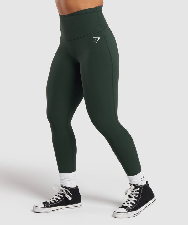 Mesh Waistband Leggings - Image 2