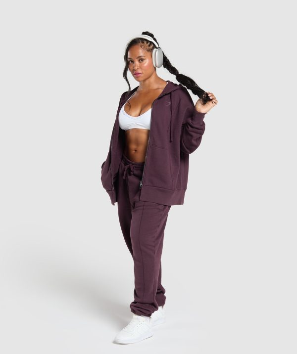 Power Oversized Zip Hoodie - Image 4