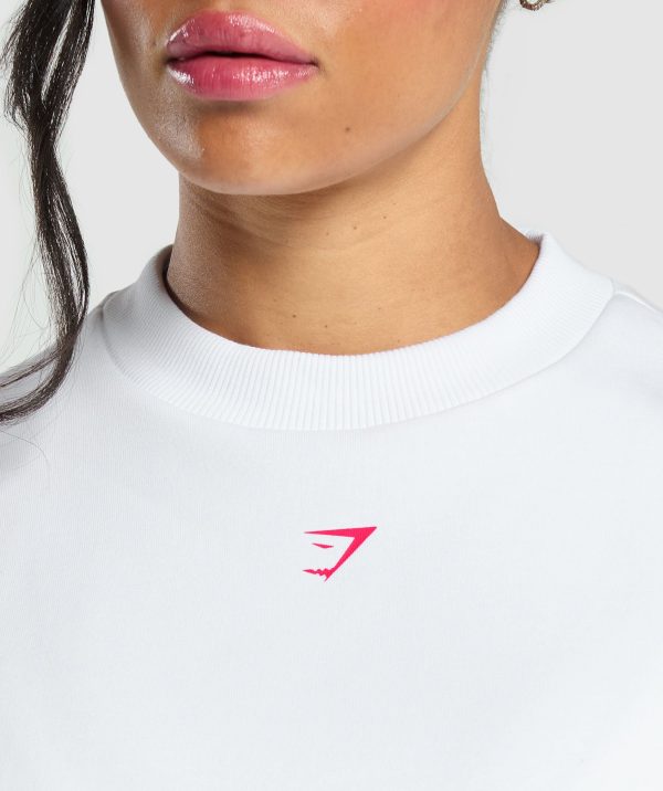 Barbell Hearts Oversized Sweatshirt - Image 6