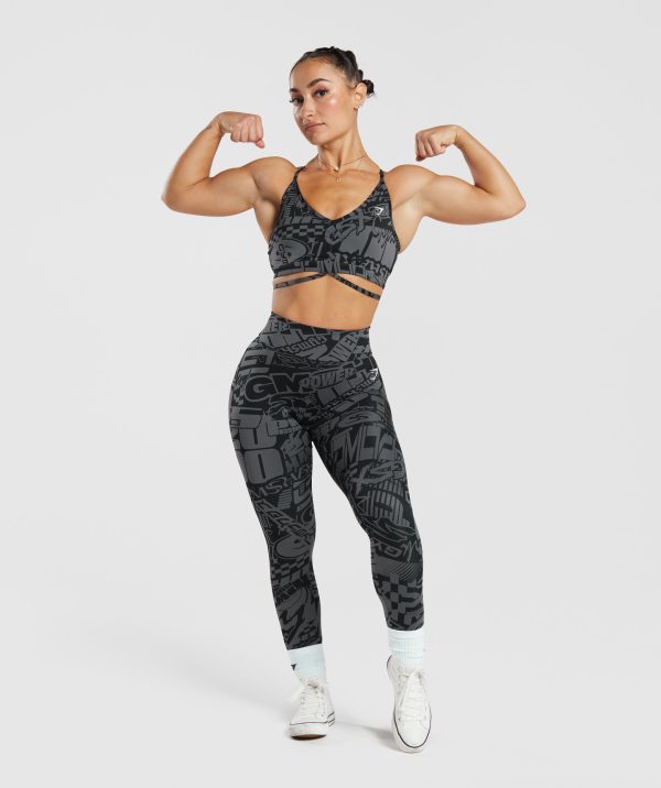 GS Power Strappy Sports Bra - Image 4