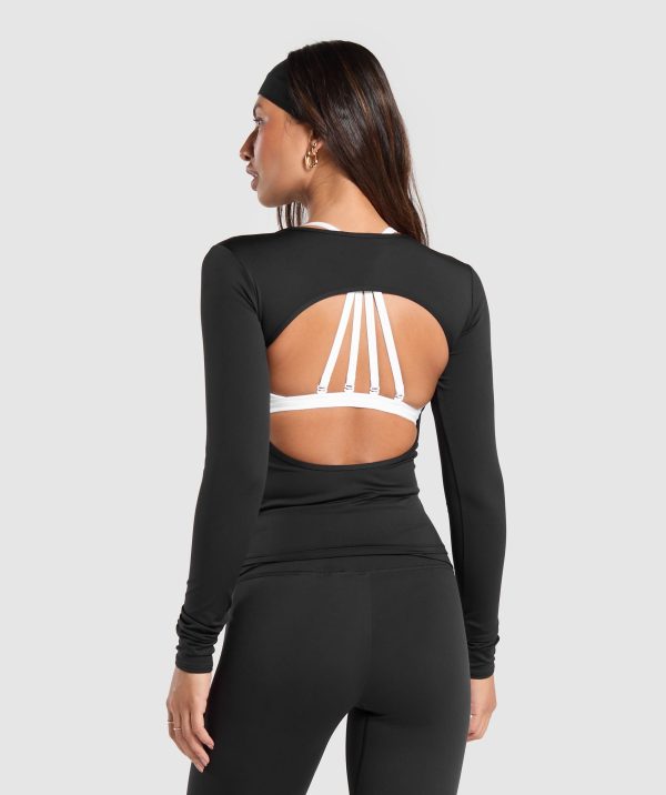 Everyday Open Back Long Sleeve Top - Image 2
