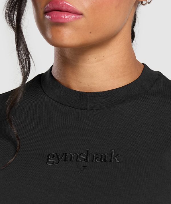 Embroidered Logo Oversized T-Shirt - Image 6