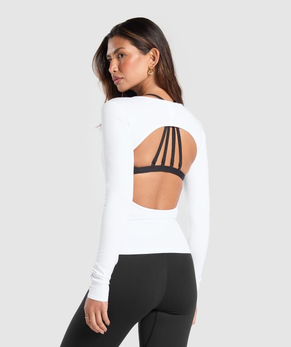 Everyday Open Back Long Sleeve Top - Image 2