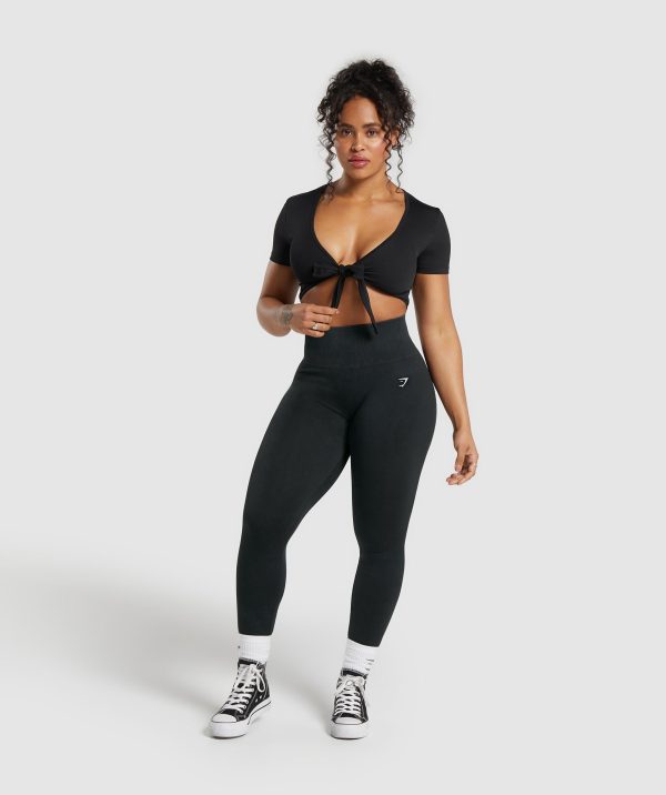 Gains Seamless Fitted Crop Top - Image 4