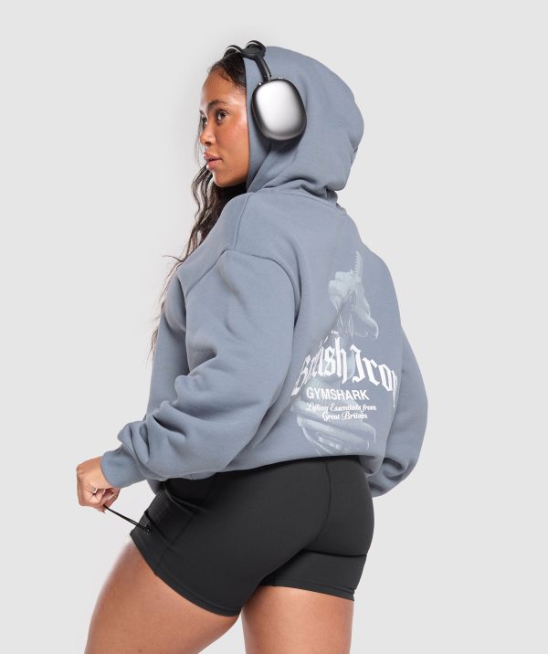 British Iron Heavyweight Hoodie - Image 5