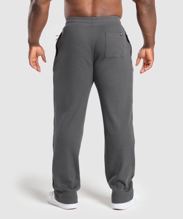 Waffle Straight Leg Joggers - Image 2