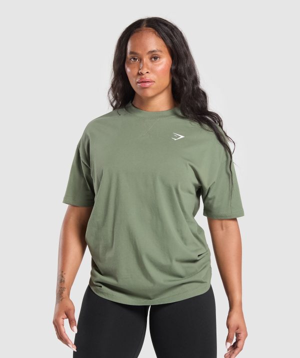 Adapt Camo Graphic Oversized Top - Image 3