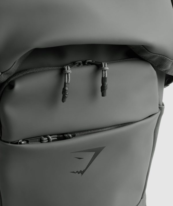 Sleek Backpack Roll Top - Image 4