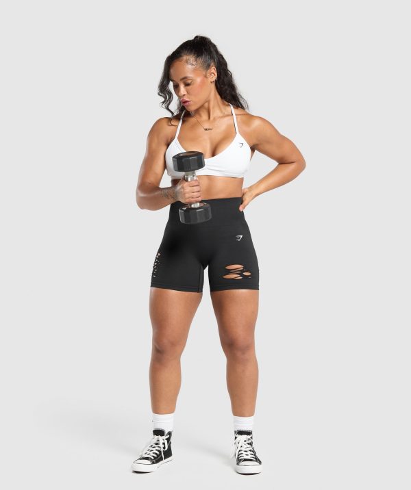 Gains Seamless Distressed Shorts - Image 4