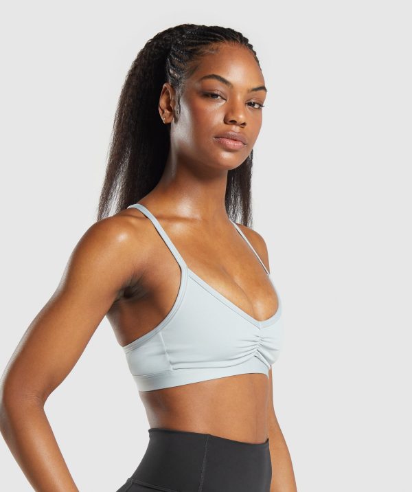 Ruched Strappy Sports Bra - Image 3