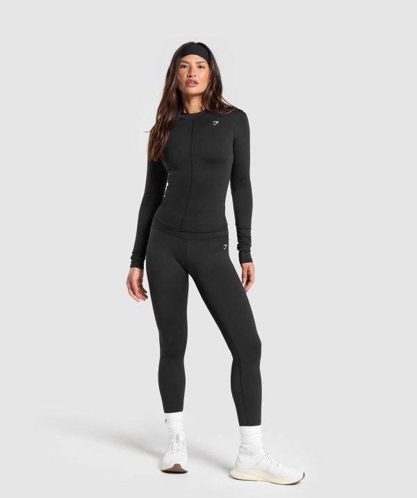 Everyday High Neck Long Sleeve Top - Image 4