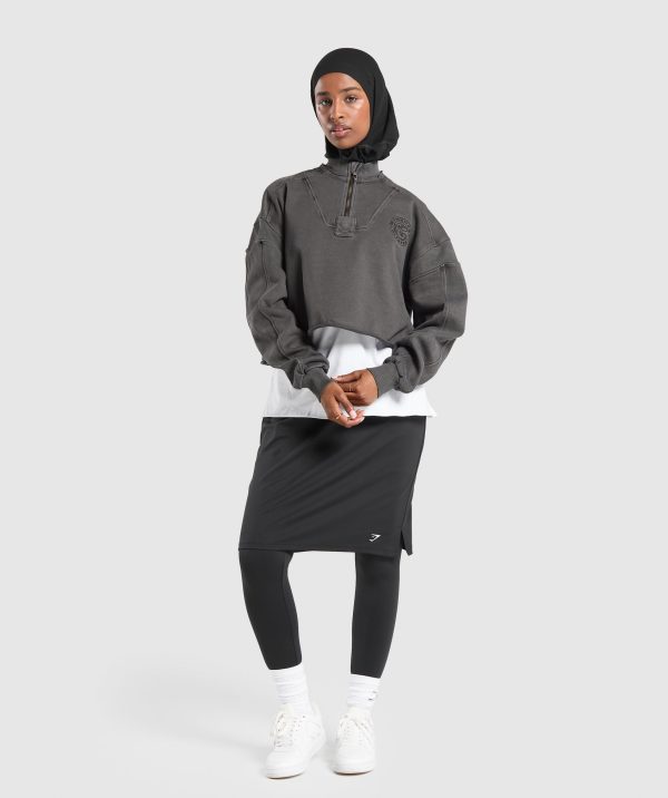 2 in 1 High Waisted Skirt Leggings - Image 4