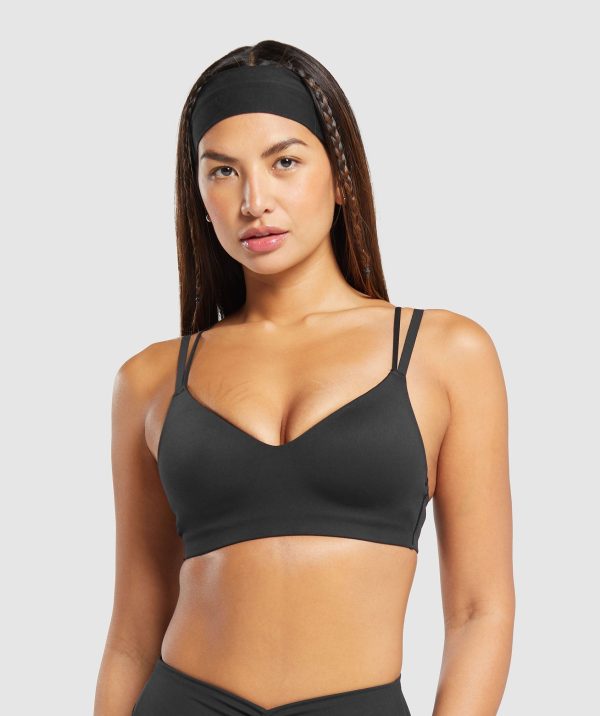 Strappy Back Light Support Sports Bra - Image 2