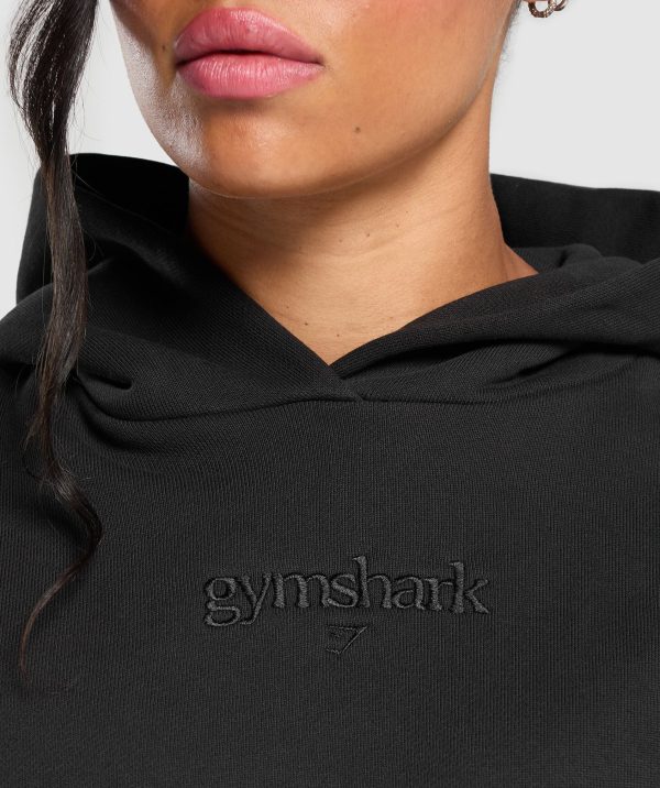 Embroidered Logo Oversized Hoodie - Image 5