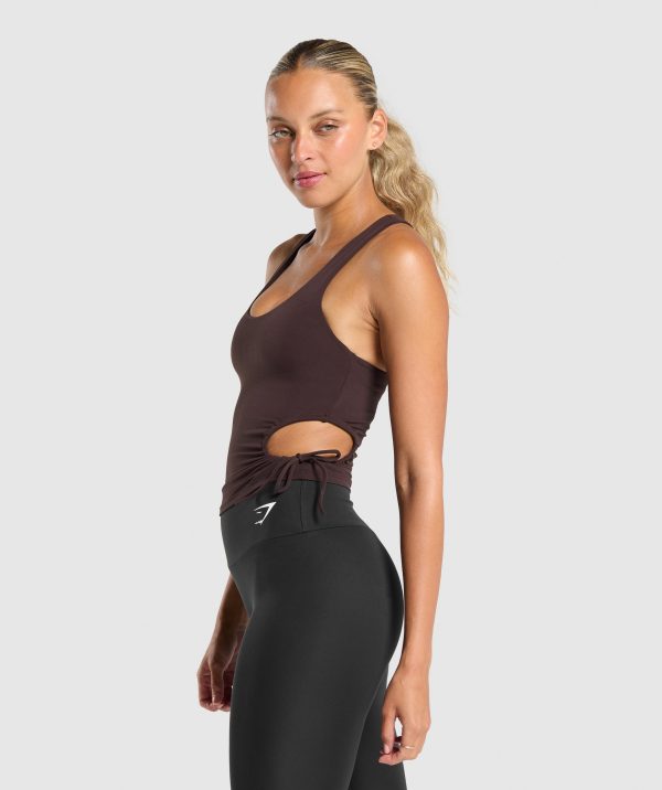 Ruched Side Tank With Shelf - Image 3
