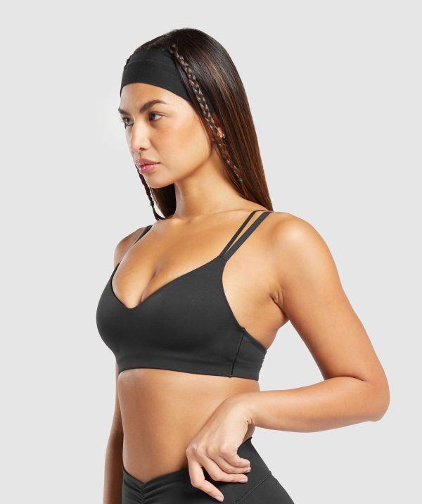 Strappy Back Light Support Sports Bra - Image 6