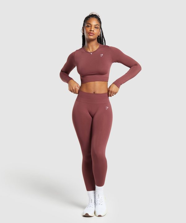 Everyday Seamless Long Sleeve Crop Top - Image 4