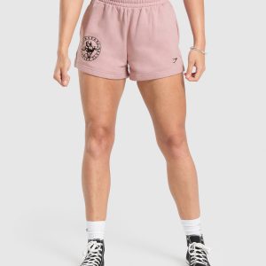 Strong Girl Lifting Club Graphic Shorts