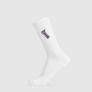 Graphic Shaker Crew Sock Single