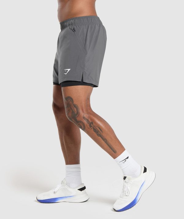Sport 5" 2 In 1 Shorts - Image 3