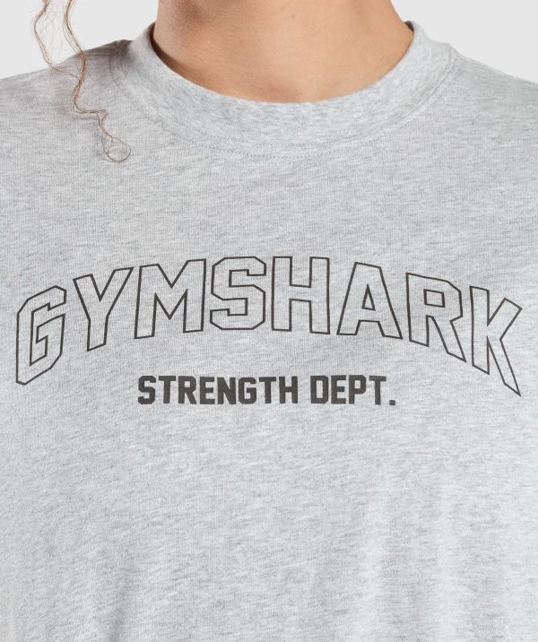 Strength Department Oversized T-Shirt - Image 6