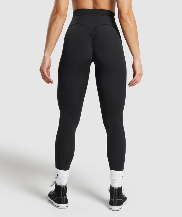 Mesh Waistband Leggings - Image 2