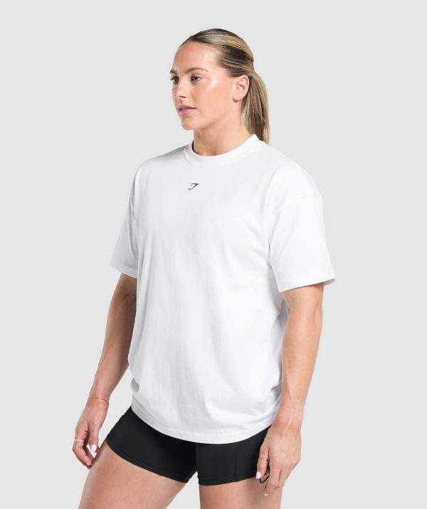 Script Graphic Oversized T-Shirt - Image 3
