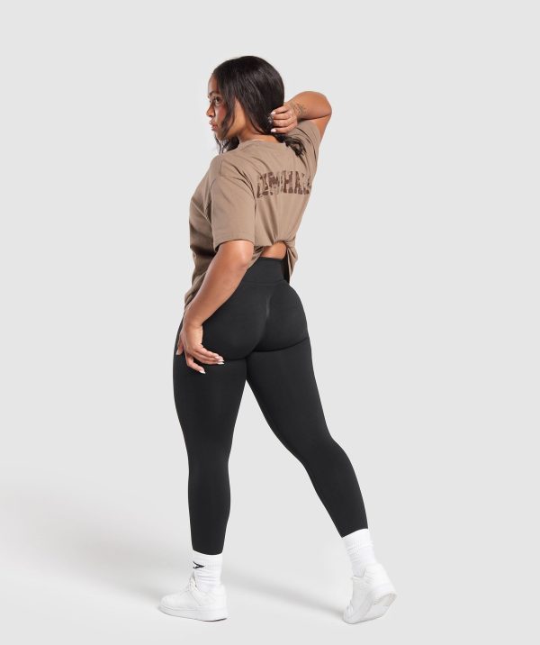 Adapt Camo Graphic Oversized Top - Image 4