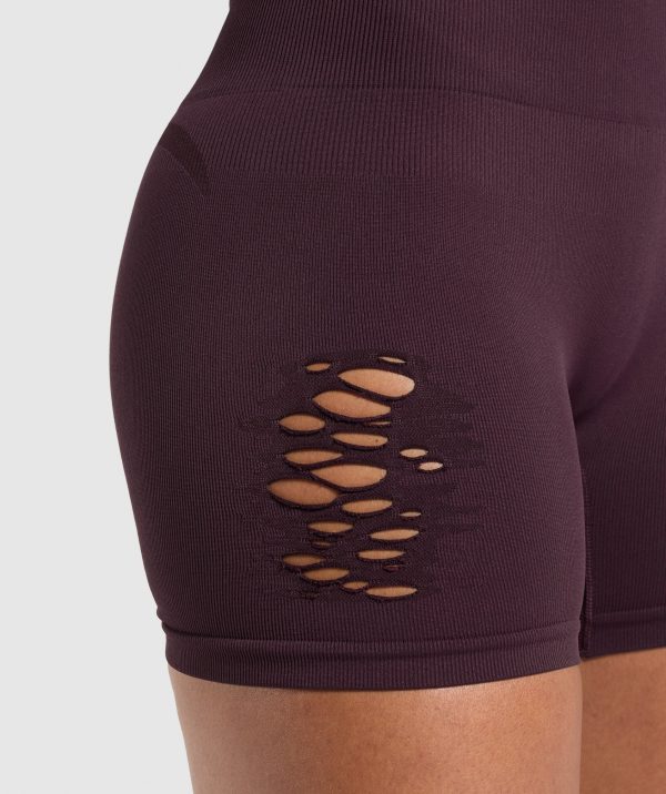 Gains Seamless Distressed Shorts - Image 7