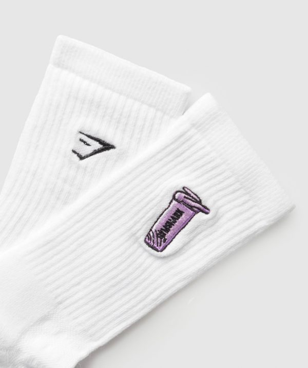 Graphic Shaker Crew Sock Single - Image 3