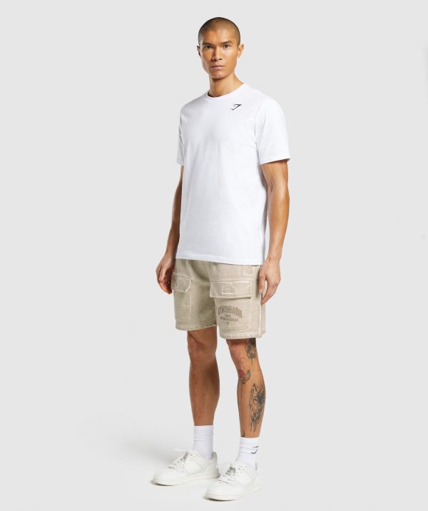 Heavyweight Washed Cargo Shorts - Image 4
