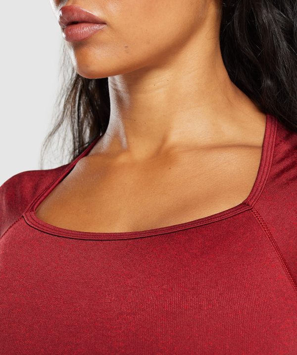 Adapt Fleck Seamless Crop Top - Image 6